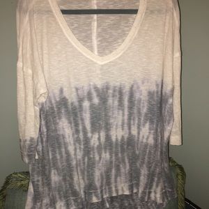 flowy ombré tunic